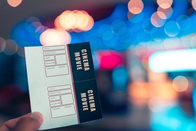 A close-up shot of a concert ticket for NewJeans' US tour. The ticket prominently displays the date, venue, and price. The background is blurred, focusing attention on the specifics of the ticket.