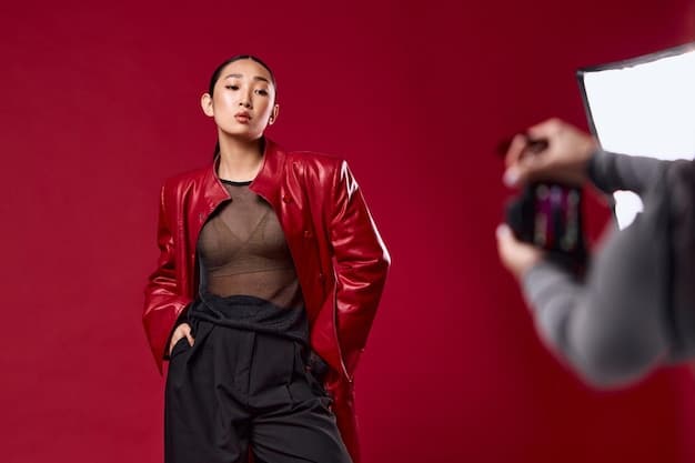 A close-up screenshot of a K-Pop idol performing a trending dance challenge on TikTok. The video is brightly lit, and the idol is smiling and engaging with the camera. Text overlays and trending hashtags are visible, indicating the video's viral potential.