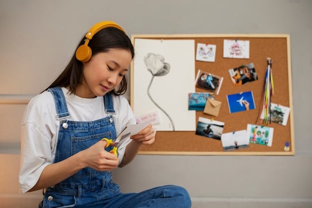 A J-Pop idol is shown in a language class, actively participating and surrounded by learning materials such as textbooks and flashcards.