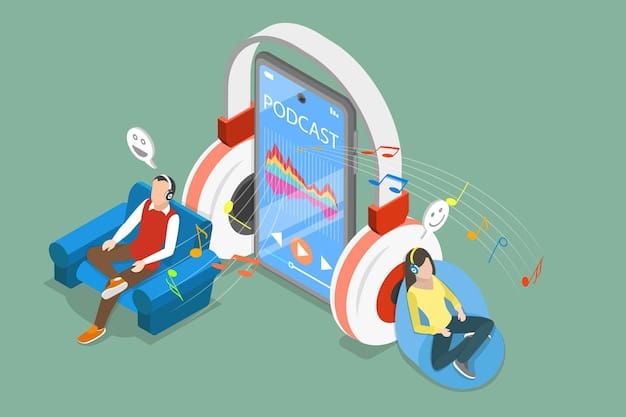 A detailed infographic illustrating the growth of K-Pop streams on Spotify and Apple Music in the US over the past five years, with projections for 2025. The infographic includes key milestones, such as record-breaking streams and significant events that contributed to the surge in popularity.