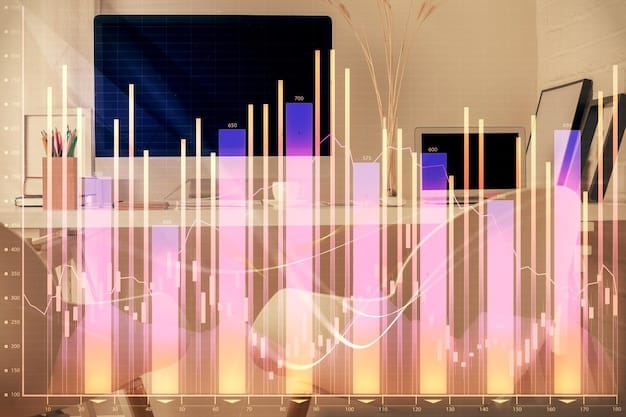 A graphic representation of data analytics, showing charts and graphs that illustrate song performance metrics, audience demographics, and social media engagement related to a hypothetical K-Pop song tailored for the US market.