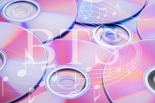 An abstract, futuristic image representing K-Pop's evolution, with subtle holographic elements and data interfaces, symbolizing the intersection of technology and music in 2025.